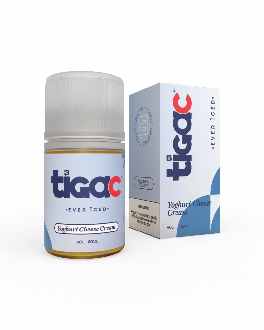 Tigac Ever Iced Series Freebase Creamy Dingin Beverage 