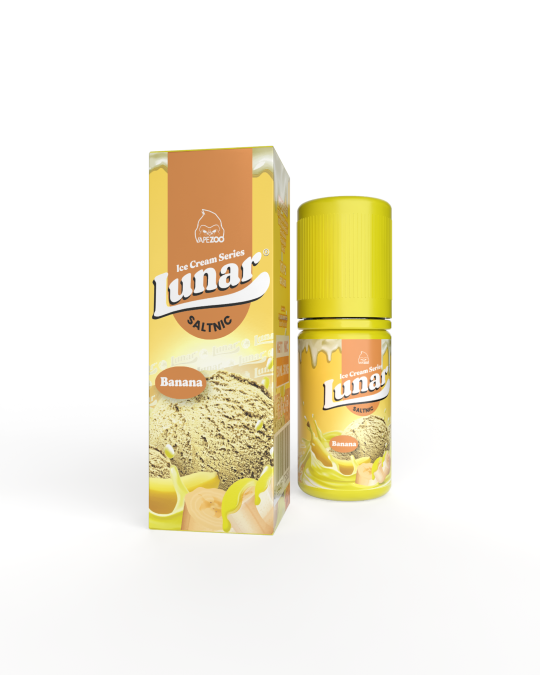 Vapezoo Lunar Saltnic Banana Ice Cream 