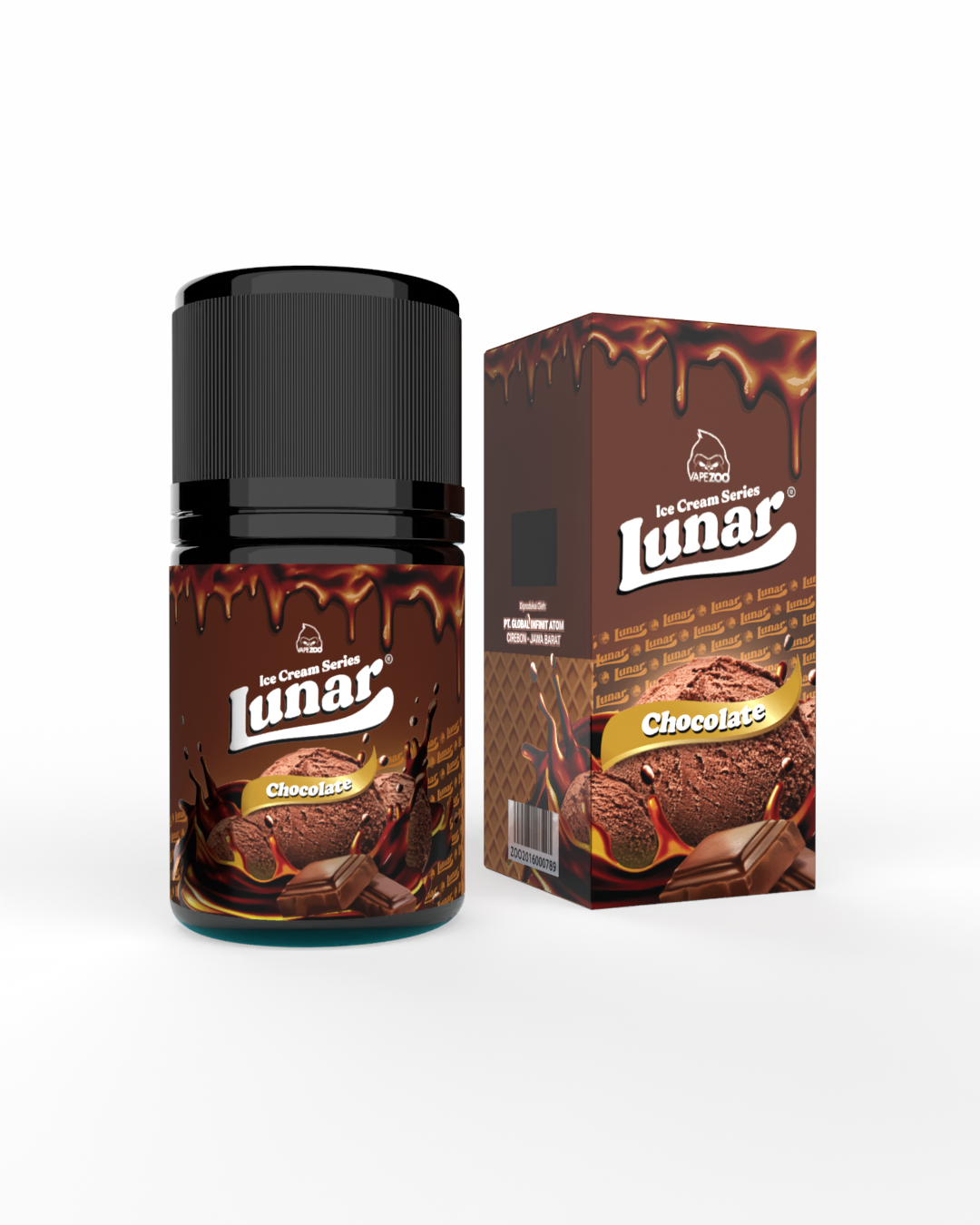 Vapezoo Lunar Freebase Chocolate Ice Cream 