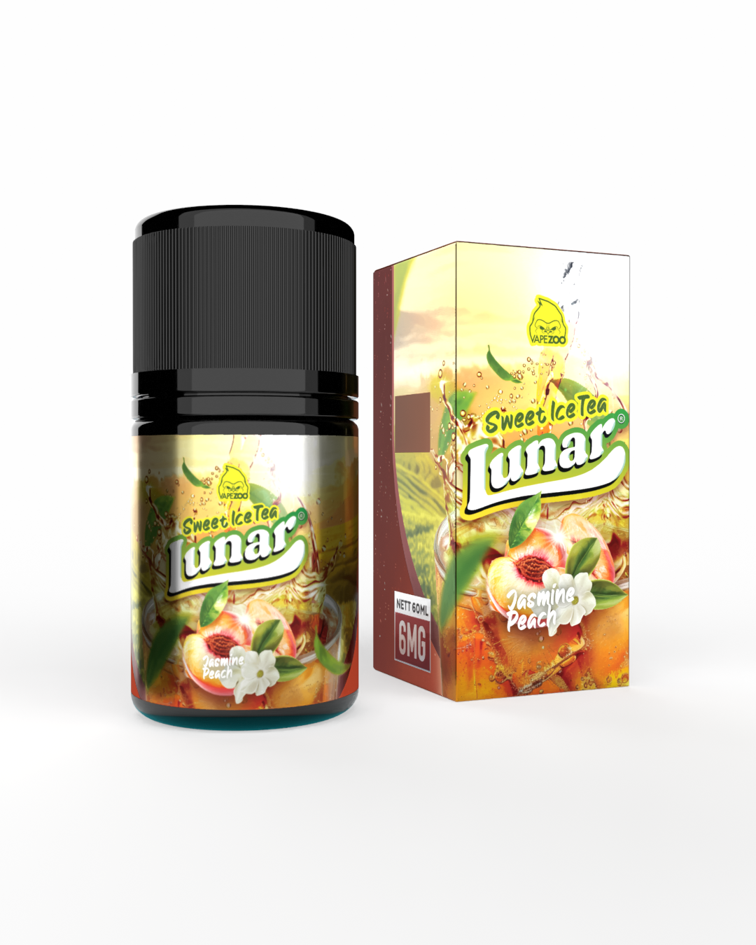 Vapezoo Lunar Freebase Sweet Ice Tea Peach Jasmine