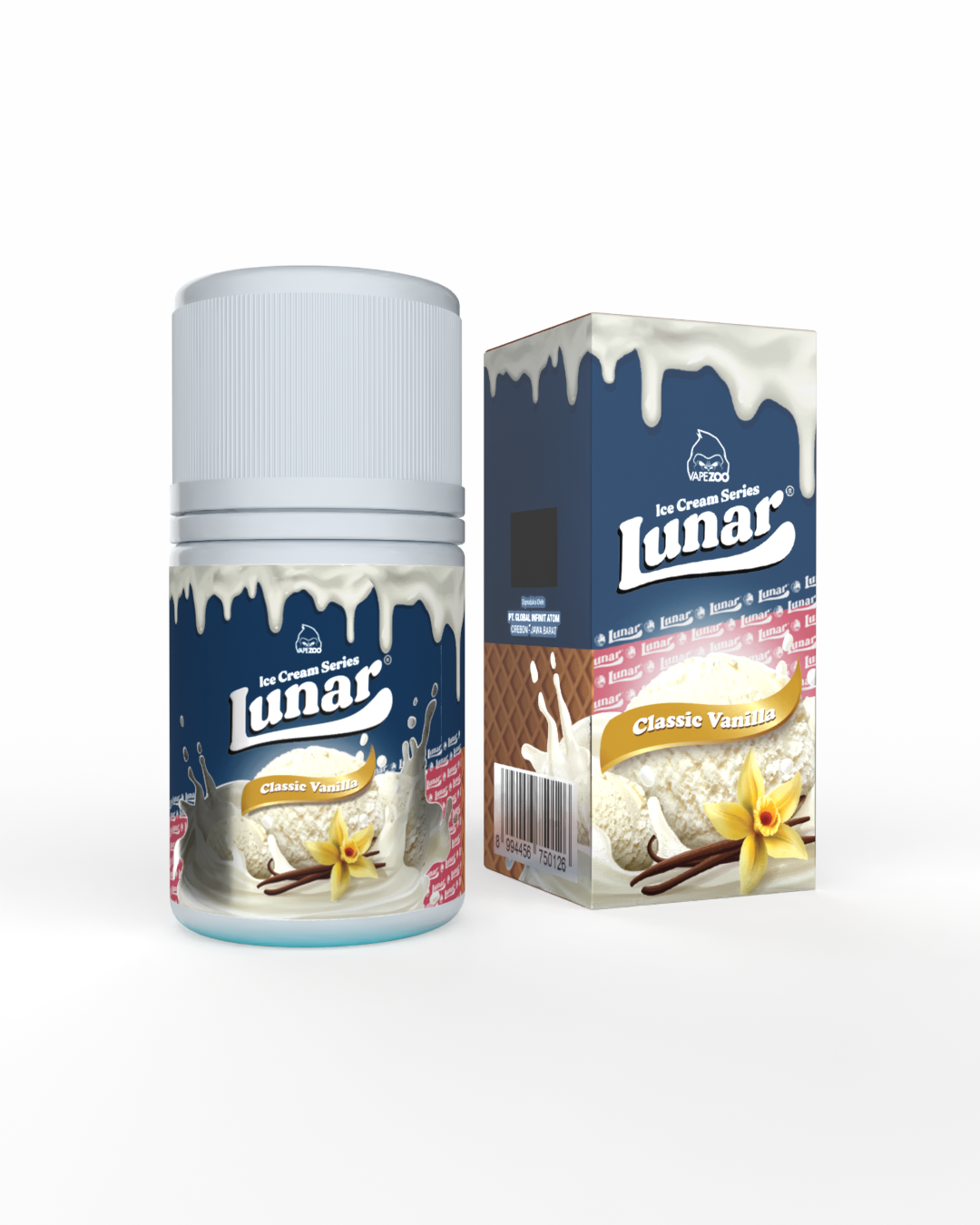 Vapezoo Lunar Freebase Vanilla Ice Cream