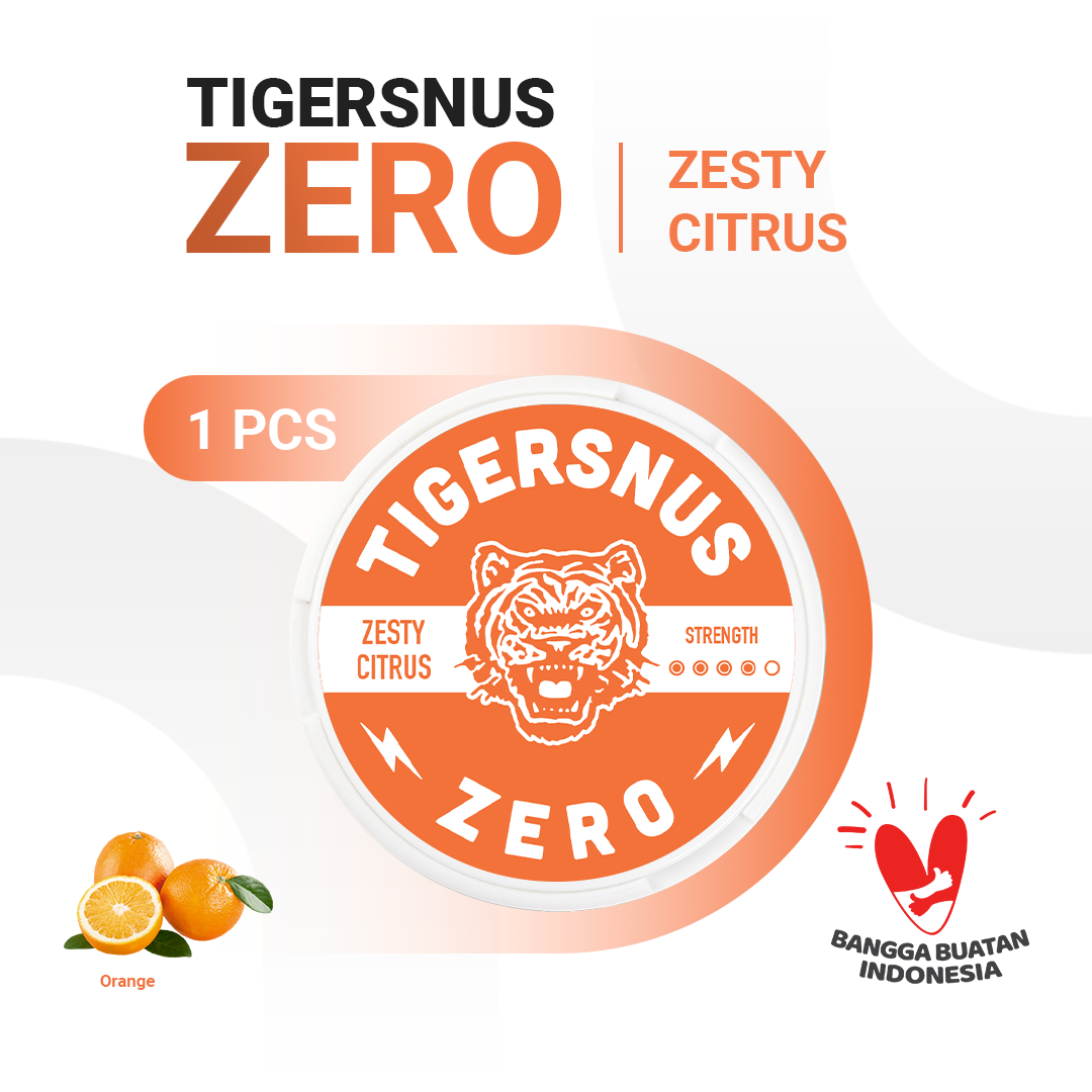 Tigersnus Zero - Zesty Citrus