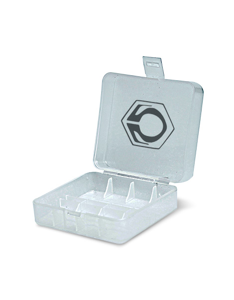 Battery Case 4 Slot 18650 Logo Hexohm