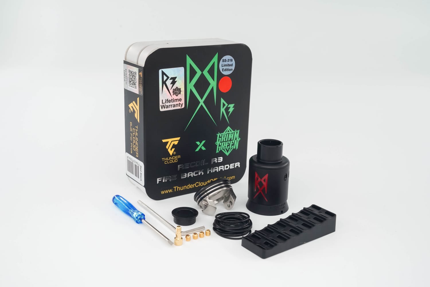 RDA Recoil R3 Single Coil – Fire Back Harder Designed by GrimmGreen (USA)