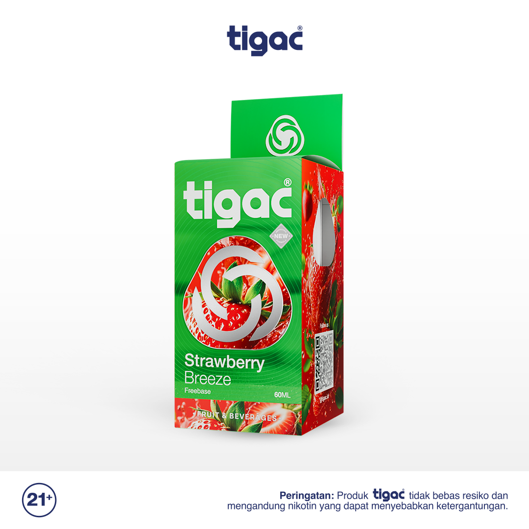 Tigac Juicy Selection Freebase Fruity Strawberry Breeze