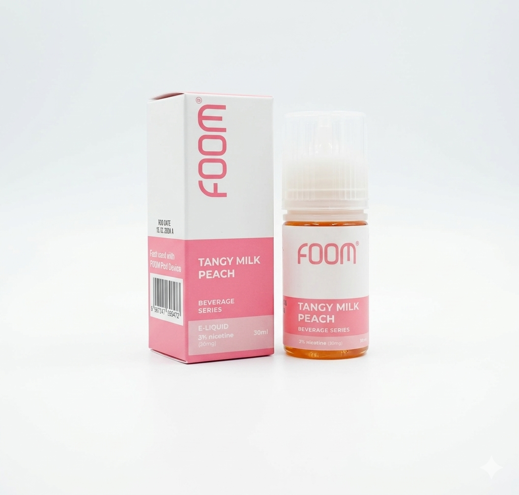 Foom Saltnic Milk Series Tangy Milk Peach