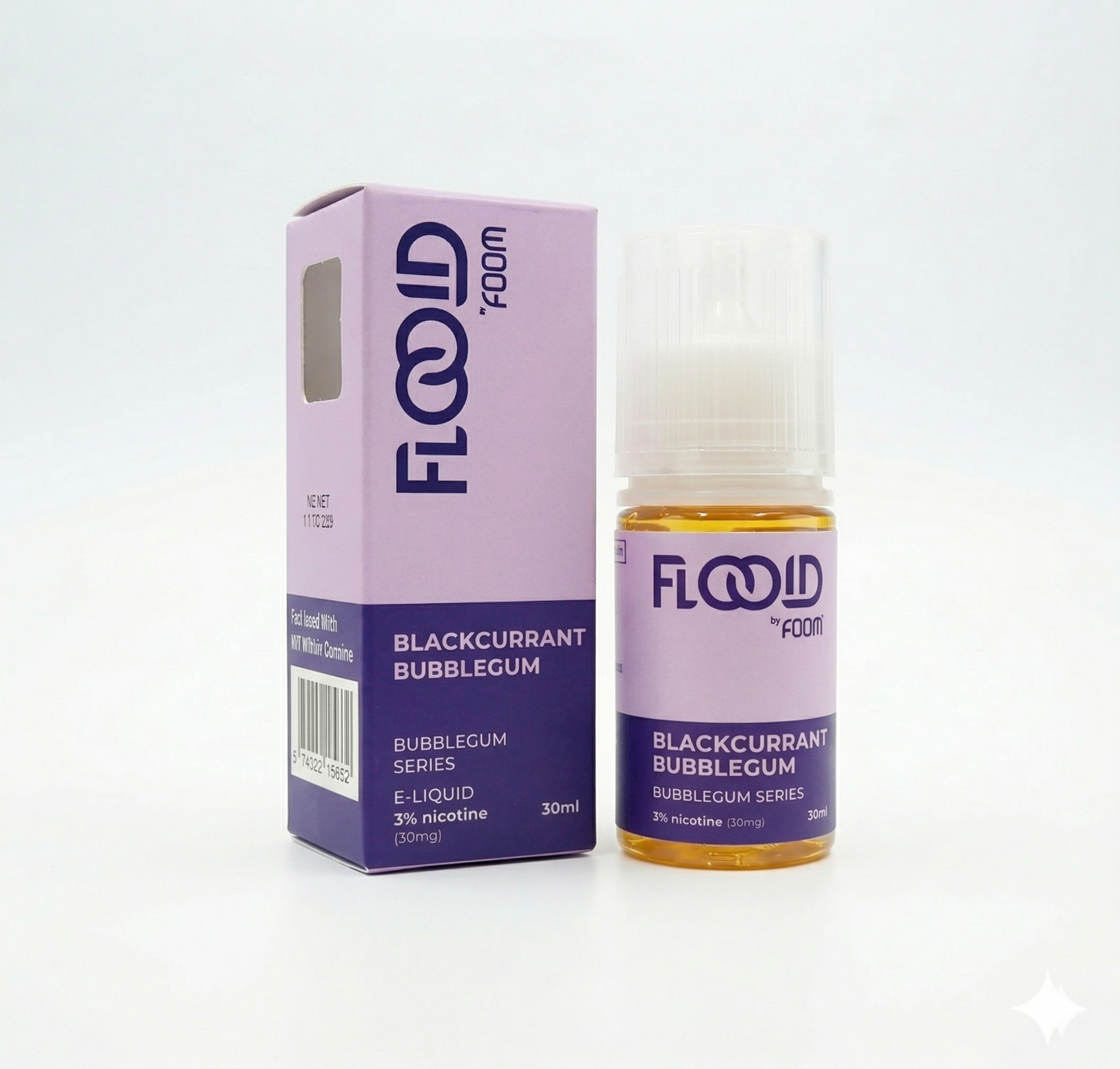 Foom Flooid Saltnic Bubblegum Series Blackcurrant Bubblegum